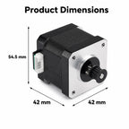 X-Axis Stepper Motor for Anycubic Kobra3: 42 NEMA 17 Motor 10 Tooth Pulley DC 2.5V 1.5A High Torque Fix Layer Shift 3D Printer Replacement Parts