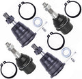 SCITOO 4-Pc Set Suspension Kit Lower Ball Joint Upper Ball Joint Fit 2009-2010 For Dodge Ram 1500 2011-2018 For Ram 1500
