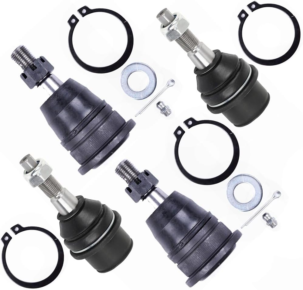 SCITOO 4-Pc Set Suspension Kit Lower Ball Joint Upper Ball Joint Fit 2009-2010 For Dodge Ram 1500 2011-2018 For Ram 1500