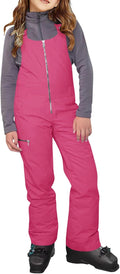 Kids Snow Bibs Waterproof Insulated Ski Pants Overalls Snowsuit | Easy on/off,Snow pants,Snowboard Overalls,,Girls
