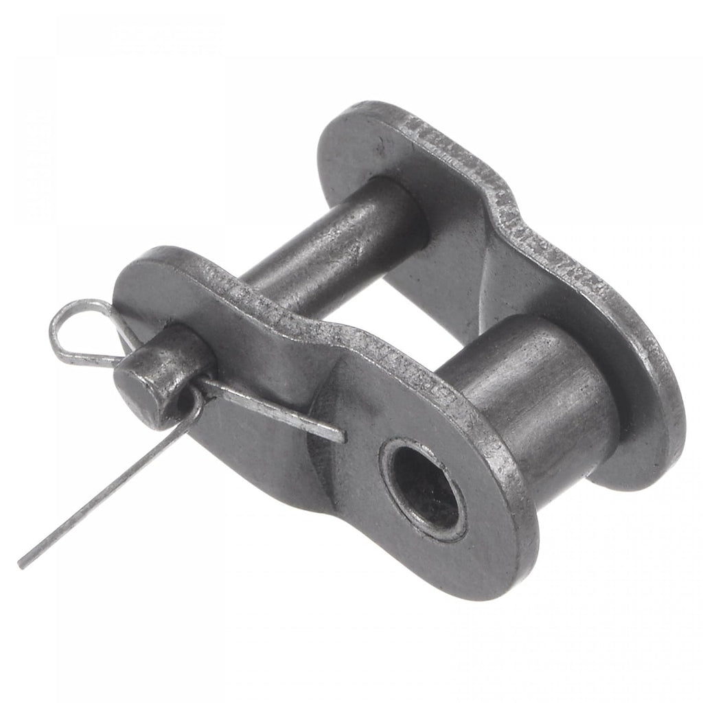 uxcell 10Pcs #40 Chain Offset Half Link Roller, 1/2" Pitch Carbon Steel, Standard Chain End Connector Split Links for 08A Chain