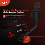 A-Premium Engine Coolant Temperature Sensor Compatible with Jeep
