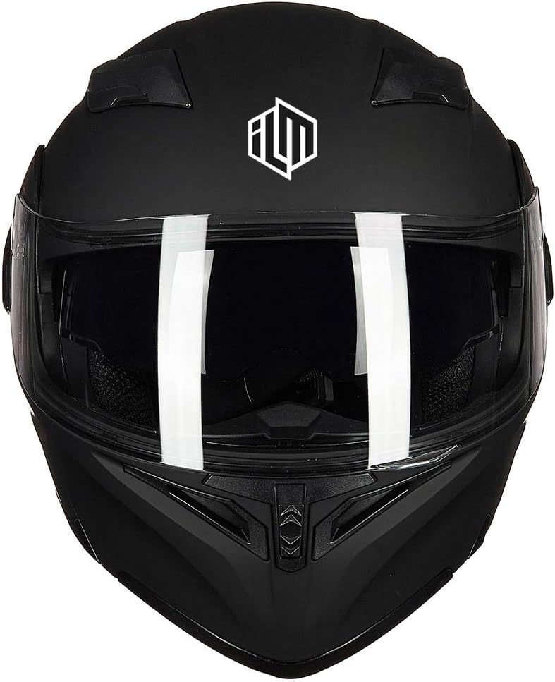 Motorcycle Dual Visor Flip up Modular Full Face Helmet DOT Model 902/902L