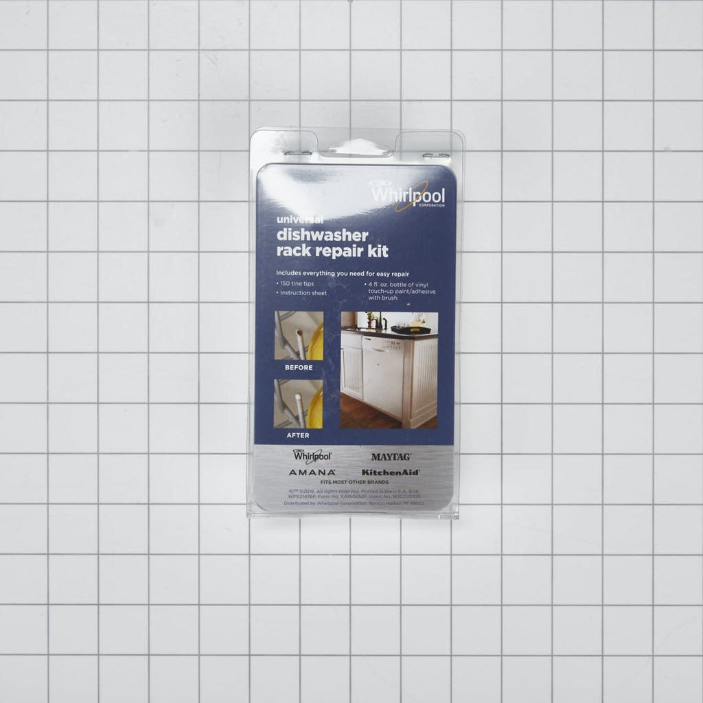 GENUINE Whirlpool 4396838RC DISHWASHER RACK REPAIR KIT-TINE TIPS-WHITE