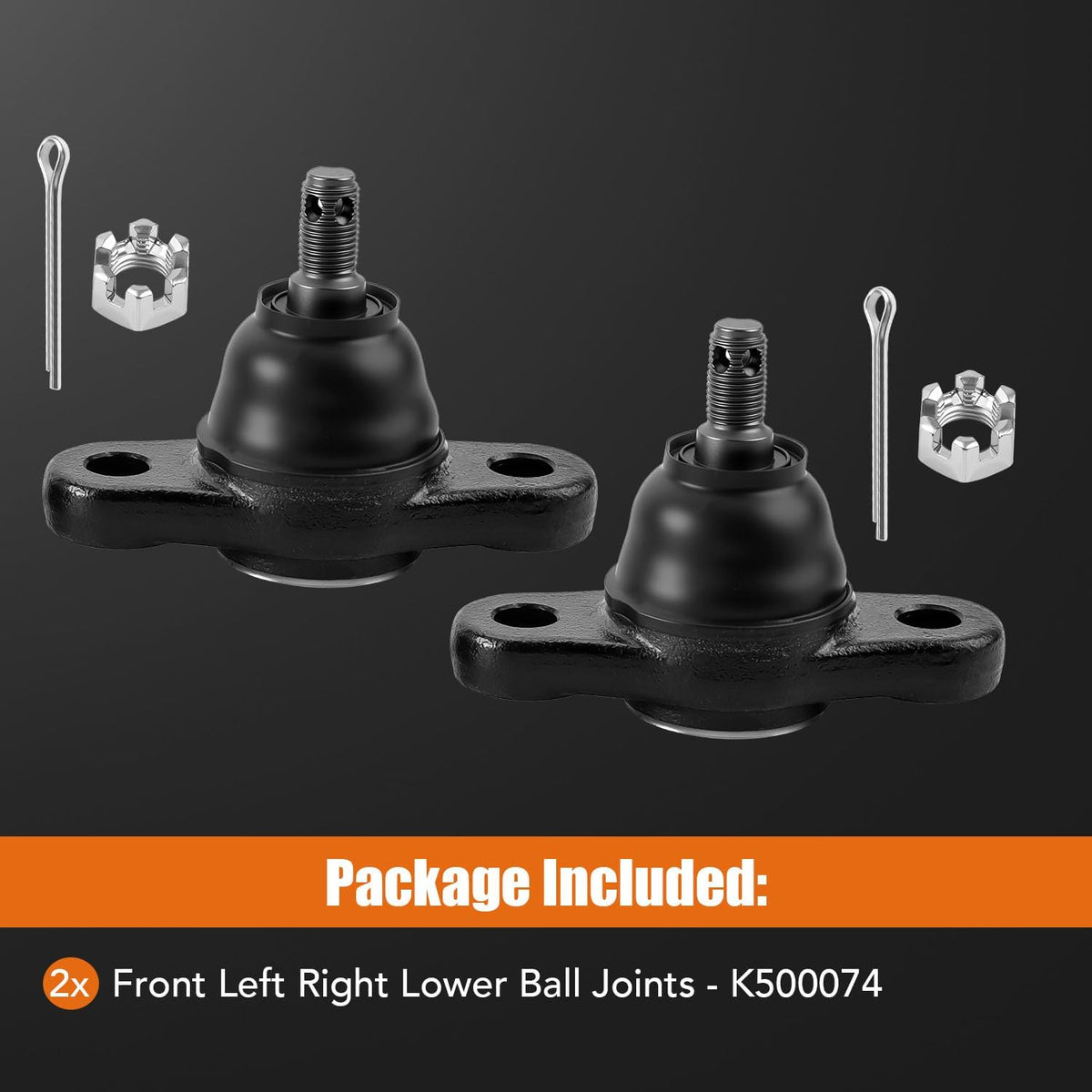 LCWRGS Front Lower Ball Joints Fits for Hyundai Elantra 2007-2012, Kia Optima 2007-2010, Forte 2010-2013, Forte Koup 2010-2013, Forte5 2012-2013, Rondo 2007-2012, Magentis 2007-2010 -2pcs