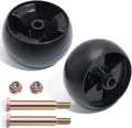 CheeMuii 2 Pack 734-04155 Lawn Mower Deck Wheels Kit with Bolts & Nuts