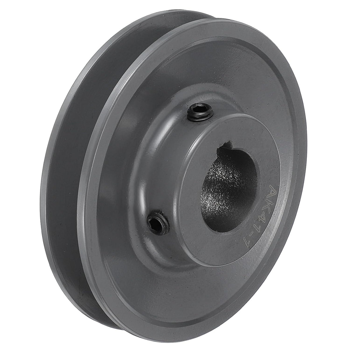 uxcell AK41-1 V-Belt Sheave 1" Bore, 3.95" OD, Single Groove Web Sheave