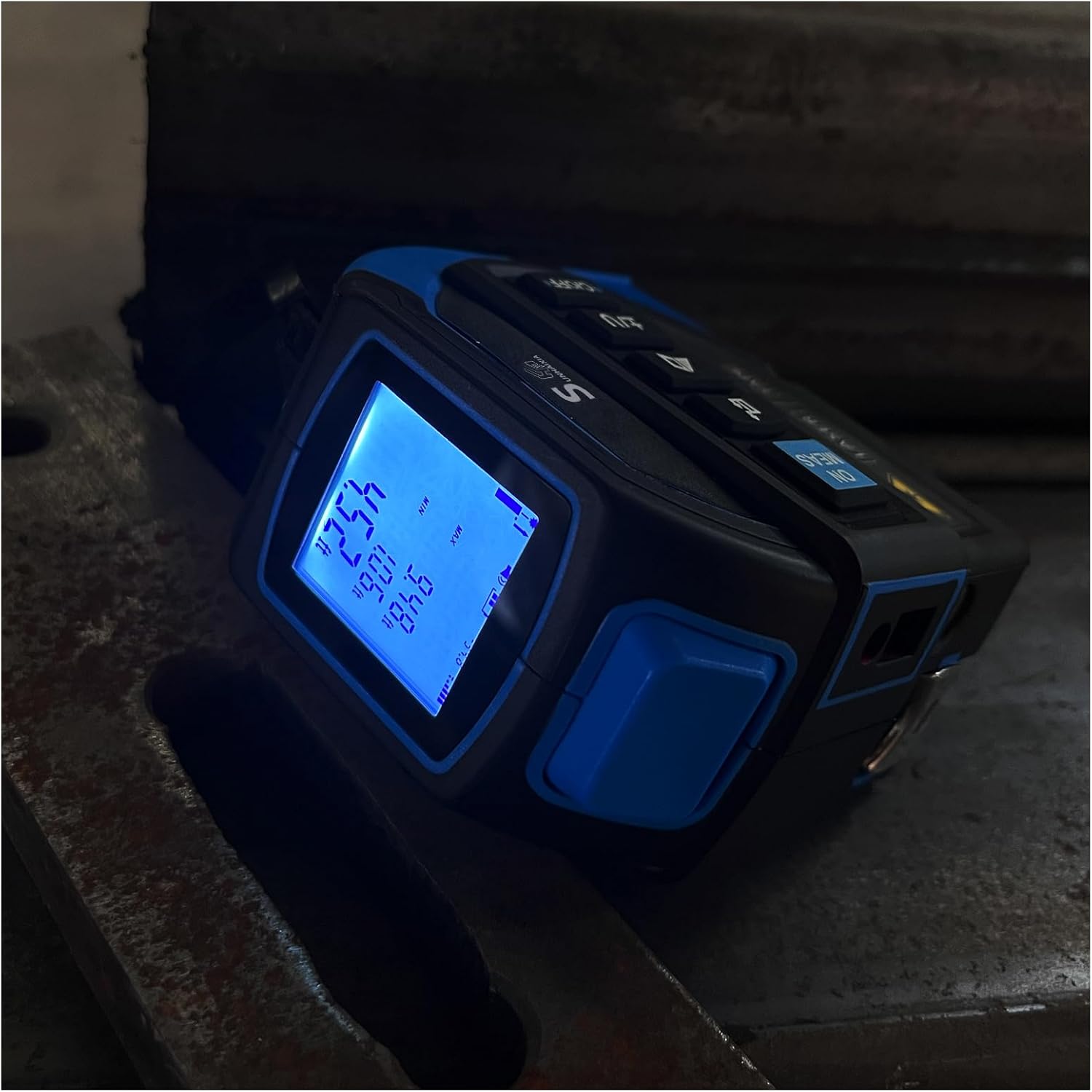 4-in-1 Laser Tape Measure with Laser Level Crosshairs |130ft/40m Laser Distance+16ft/5m AutoLock Tape |Backlit LCD