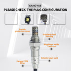 Sangyue 2PCS Oxygen O2 Sensor (Only fit 2.4L) Upstream + Downstream