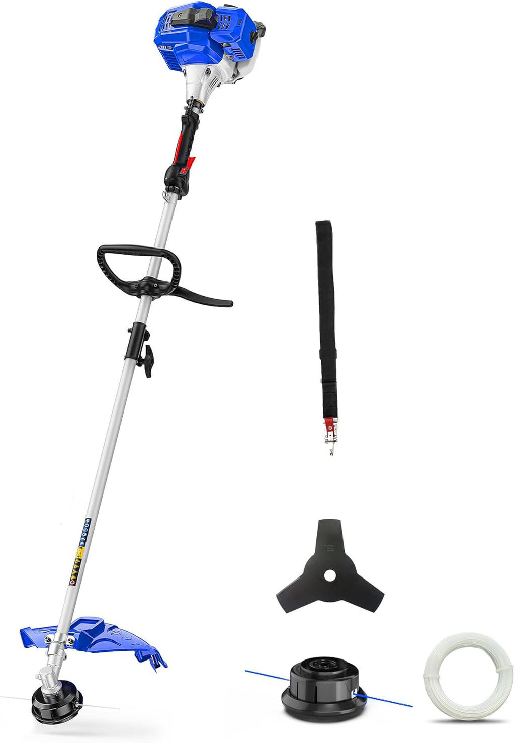 Gen2 26cc Gas String Trimmer, 17-in 3-in-1 Combo | Gen 2 adds an aluminum shaft, durable PA line and an extra spool