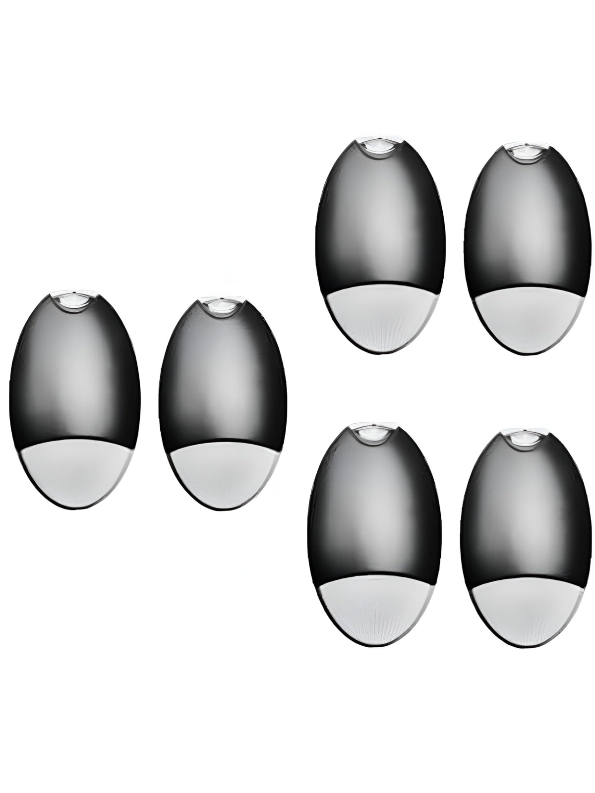 E2 LIGHTING LED Emergency Light, Wall Pack, Battery Backup, 6 Pack