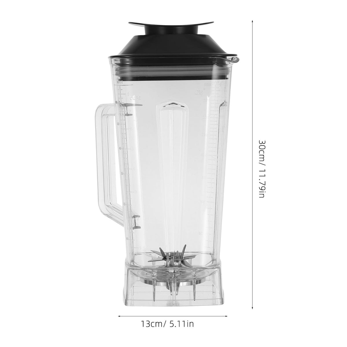 Commercial Blender Replacement Pitcher 2l Plastic Cup for Restaurants