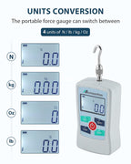 5N Digital Force Gauge Push Pull Tester Portable with Case
