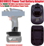 Lithium-ion Battery Adapter, Compatible with Bosch 18V Battery for Bosch 12V Tools, Power Tool Converter