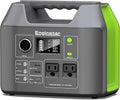 Solar Generator, 300W Portable Power Station, 296Wh Lithium Battery Backup w/Two 110V Pure Sine Wave AC Outlet for