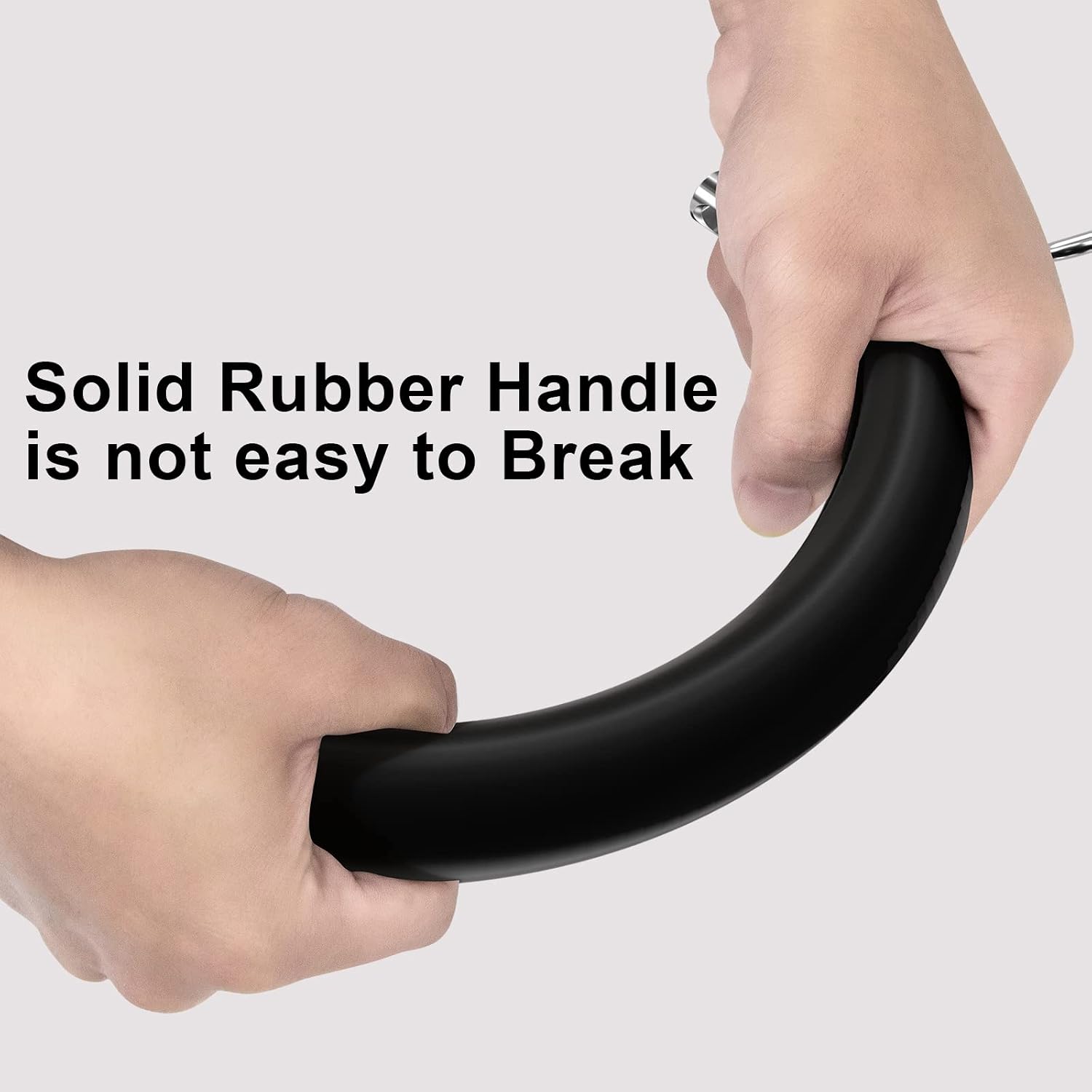 Nunchucks - Safe Solid Rubber Training Nunchucks/Nunchakus with Steel Chain, Suitable for Adults, Professionals to