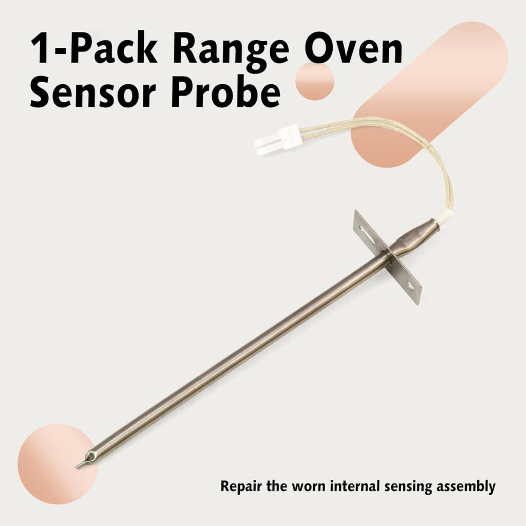Range Oven Temperature Sensor Probe Compatible with Whirlp