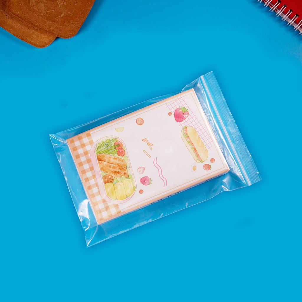 100 Count - 6" x 9" Clear Reclosable Zip Plastic Poly Bags