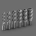 Annular Cutters Set JESTUOUS 3/4 Inch Weldon Shank 2 Cutting Depth 6pcs