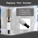 4Pc Iridium Spark Plugs LFR4A-E 6499 Fit Mercury 4-Stroke Outboard 75-115HP