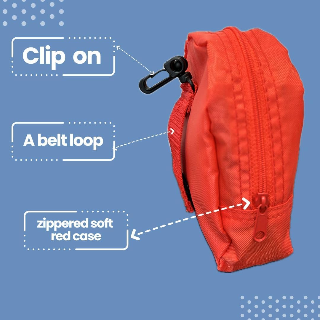 Adult & Infant CPR Mask Combo Kit with 2 Valves
