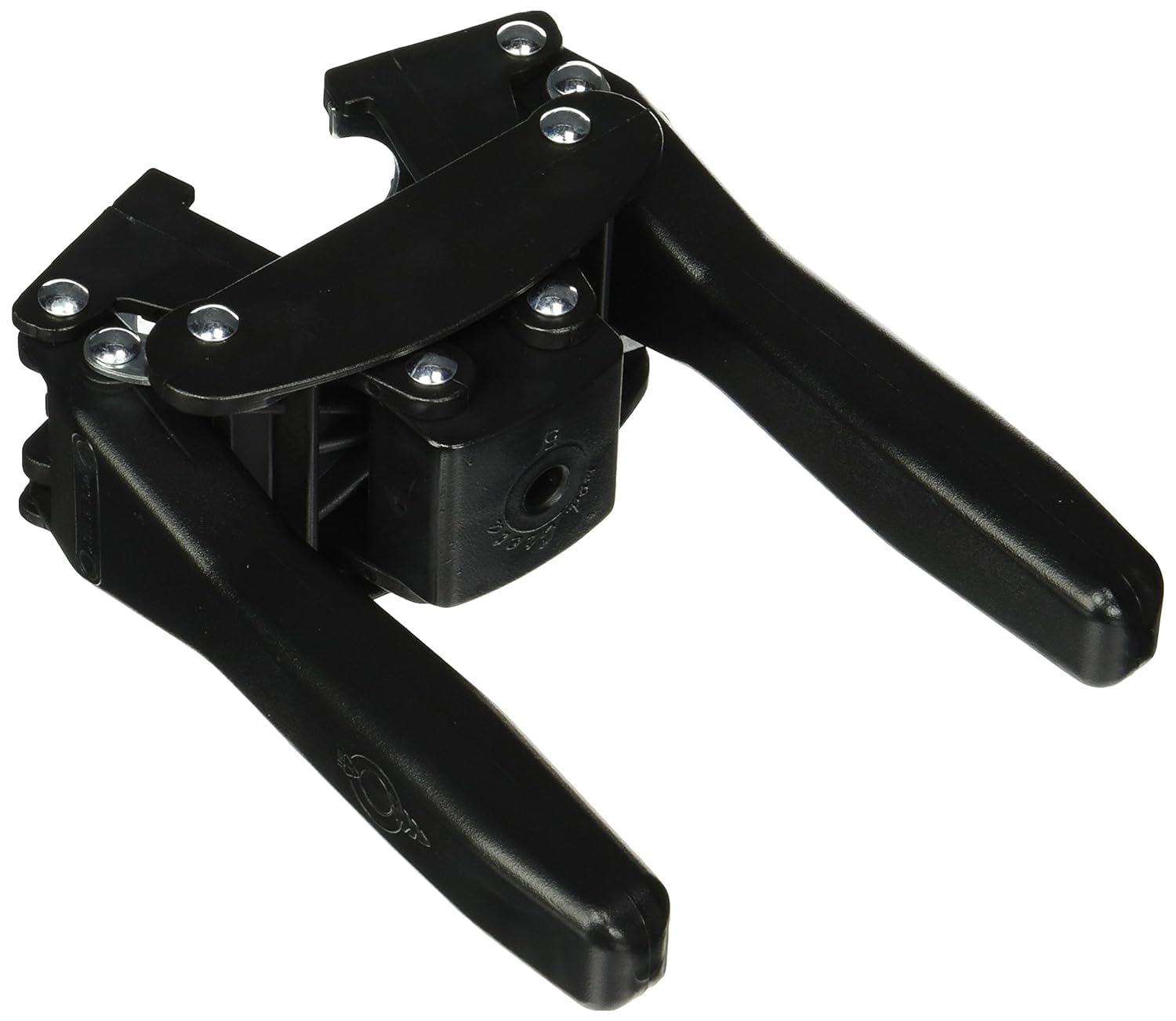 Double Lever Hand Beer Bottle Capper with 150 Black Oxygen Barrier Crown Caps - Made in Italy