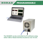 KORAD KD3005P - Programmable Precision Variable Adjustable 30V, 5A DC Linear Power Supply Digital Regulated Lab Grade…