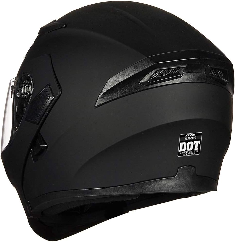 Motorcycle Dual Visor Flip up Modular Full Face Helmet DOT Model 902/902L