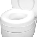 Enhanced Comfort 5" Raised (Round) Toilet Seat Risers for Seniors 5 Slip Resistant Pads FSA/HSA Eligible Padded