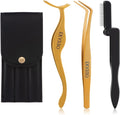 Lash Applicator Tools, 3-in-1 Lash Cluster Tweezers Kit