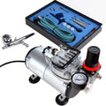 Airbrush Kit with Compressor, Multi-purpose Airbrush Compressor Set, Dual Action Gravity Feed Airbrush with Air Hose