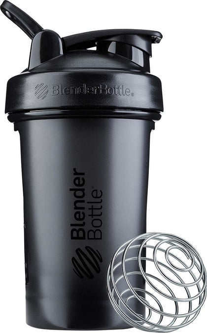 Classic V2 Plastic Shaker Bottle 20 oz Black