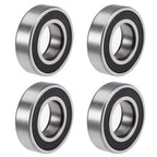 uxcell 60/22-2RS Deep Groove Ball Bearings Z2 22mm x 44mm x 12mm Double Sealed Chrome Steel 4pcs