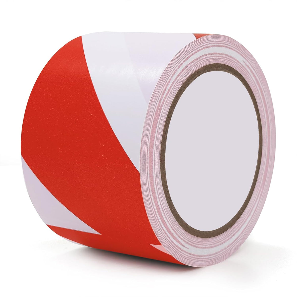 Red & White Safety Tape, 3 Inch x 108FT Hazard Warning Stripe Tape