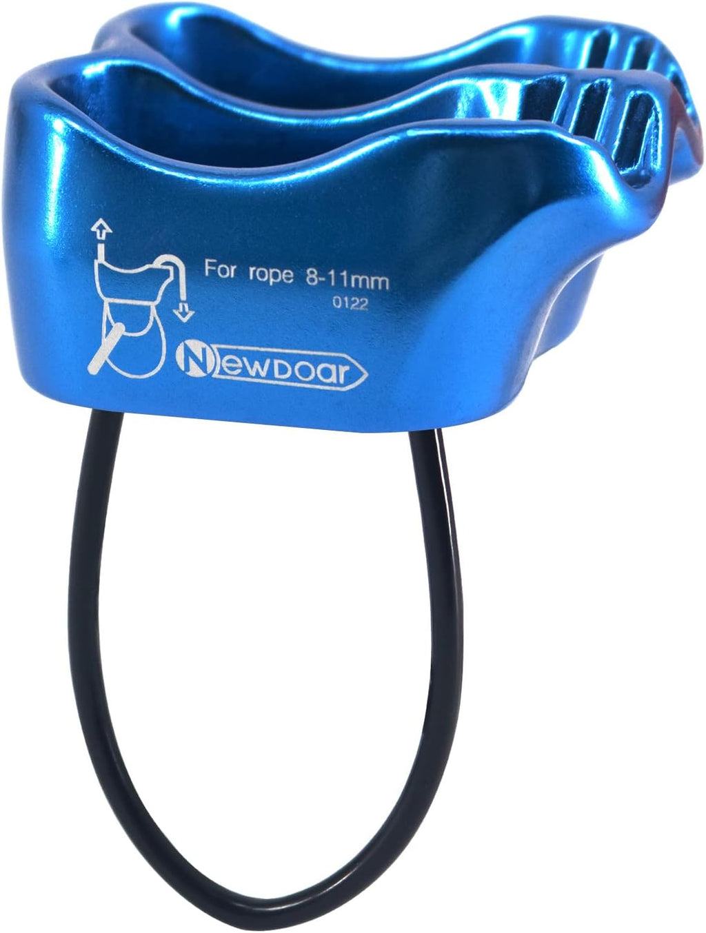 Climbing Abseiling Belay Device ATC Rappelling Descender 25KN V-grooved Equipment