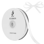 White Grosgrain Ribbon 1/2 Inch X 50 Yards
