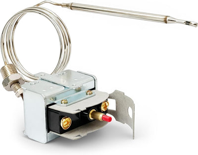 PP10084 High Limit Thermostat Fryer Switch with Manual Reset, Compatible with Pitco Fryer for VF35, MGII, SG14 35C, 45C+ 18S, 18 E500D, 1/4" Thread Mpt Stuff Box, 450°F/230°C Hi Limit Thermostat