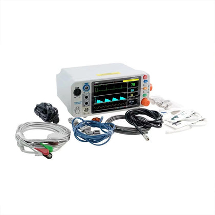 VS2000V 7 inch Veterinary Vital Signs Monitor with The parameters of SPO2, NIBP, ECG, Temp, PR and RESP (VS2000VC