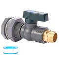 BILAL 3/4 Inch Rain Barrel Spigot Kit with Bulkhead Fitting