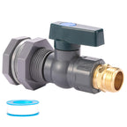 BILAL 3/4 Inch Rain Barrel Spigot Kit with Bulkhead Fitting