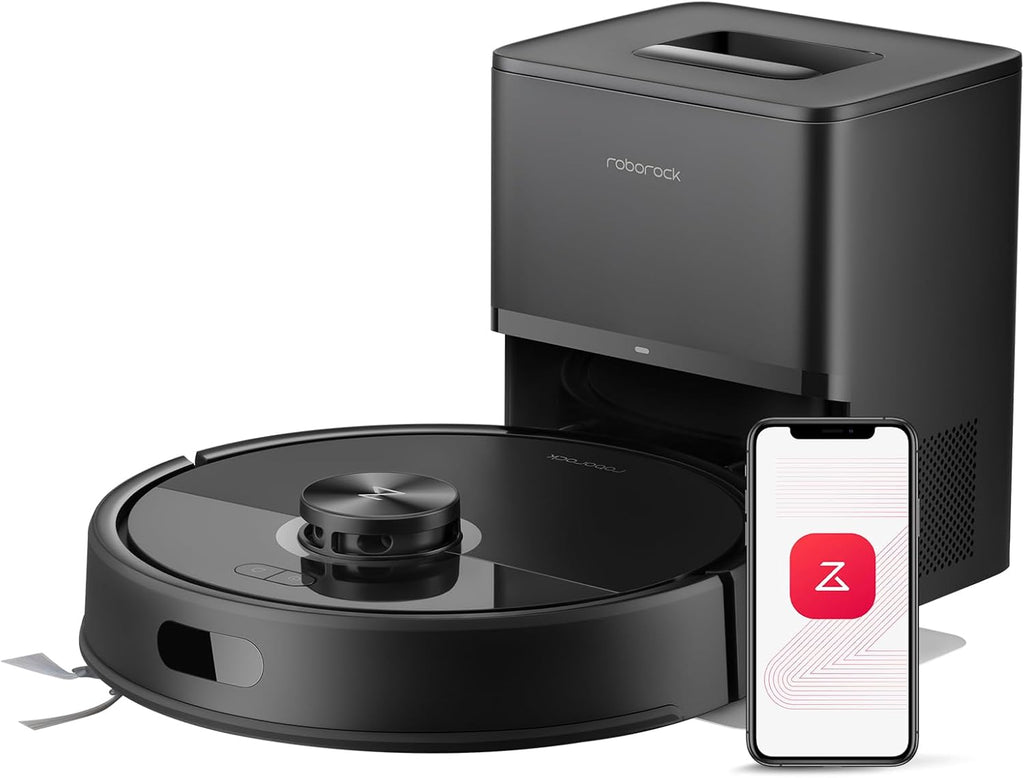 Q7 M5+ Robot Vacuum and Mop, Up to 7-9 Weeks Self-Empty, 10000Pa | Upgraded from Q5 Max+, Dual Anti-Tangle System for