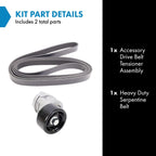 TRQ Serpentine Drive Belt Component Kit
