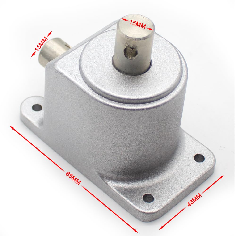 Right Angle Tapered Bevel Gearbox 1.5 Module 20 Teeth 90° Angle Drive Steering Gear Device Mechanical DIY Module Speed Ratio 1:1