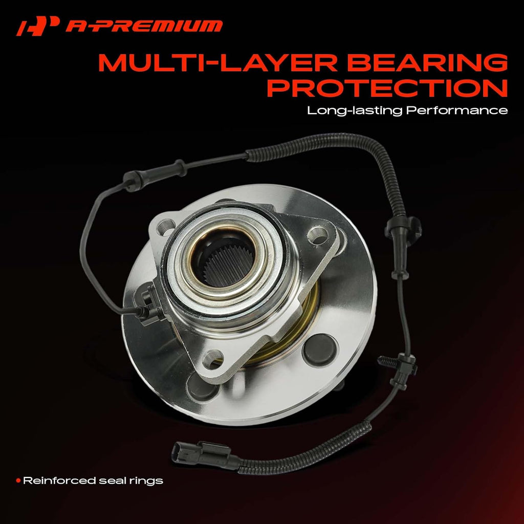 A-Premium Front Wheel Bearing Hub Assembly for Dodge Ram 1500 2006-2009