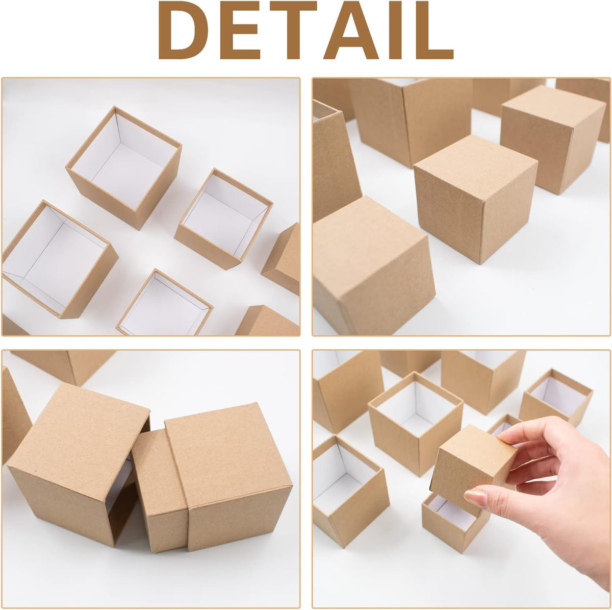 Nesting Gift Boxes Set Prank Gift Boxes Gift Wrap Boxes Surprise Box Small Square Kraft Paper Box Inside Box Gift Set