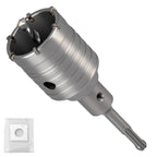 Professional 2-3/16" (55mm) Concrete Hole Saw 110mm SDS Plus & Dust Bag