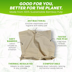 Bamboo Lotion Facial Tissue Unbleached, 6 Box 3ply and 720 Sheets, Bamboo Facial Tissue - FSC Certified