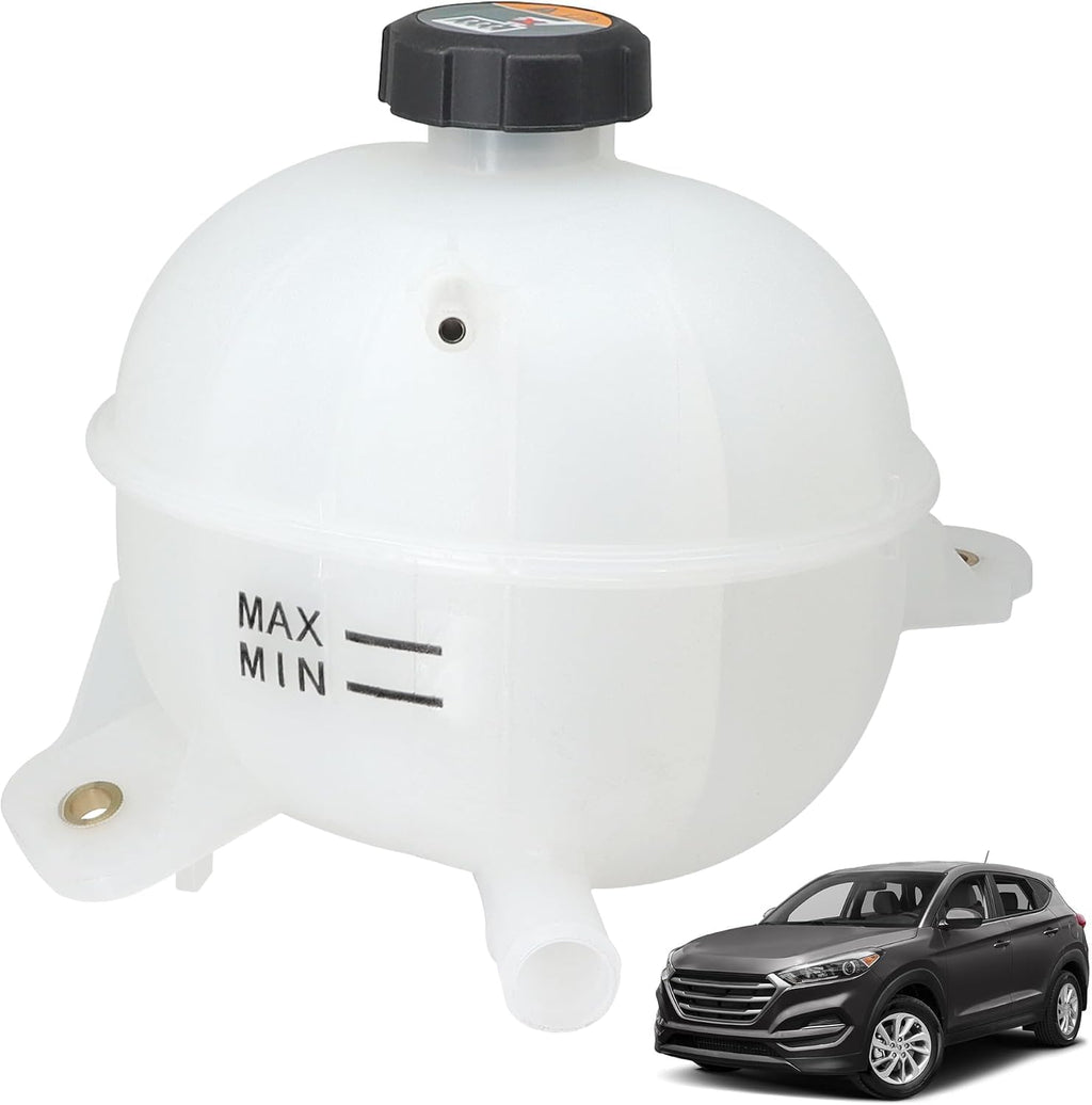 25431D3600 Engine Coolant Overflow Reservoir Bottle/Tank with Cap Fit for Hyundai Tucson 1.6L 1956CC / 2.0L 1999CC 2016-2021 Replace # 25431-D3600 HY3014120