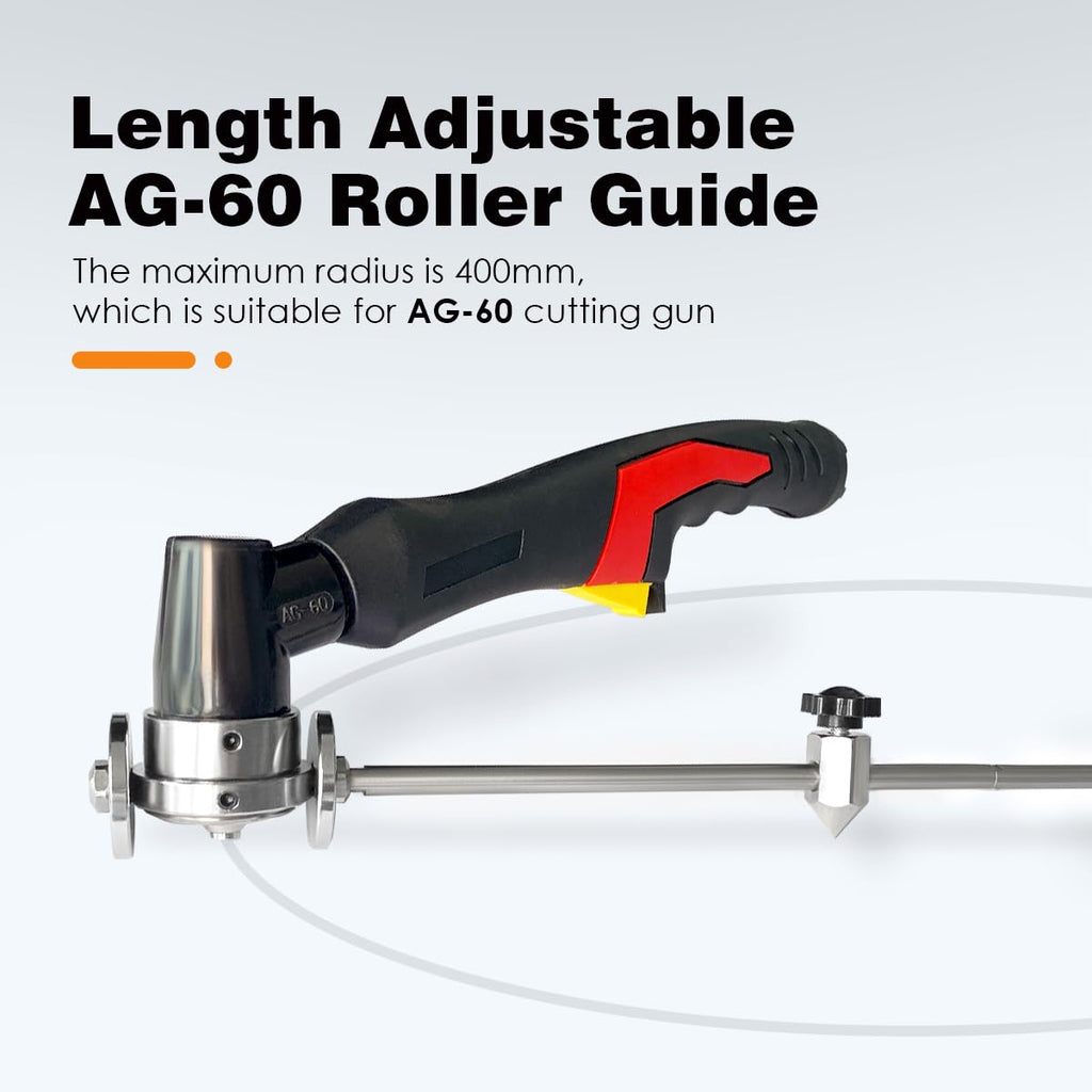 AG-60 Circinus Roller Guide Circle Guide Plasma Compass Wheel 0-400mm Rod