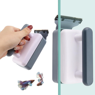 Aquarium Magnetic Glass Cleaner, Double-Side Algae Scraper